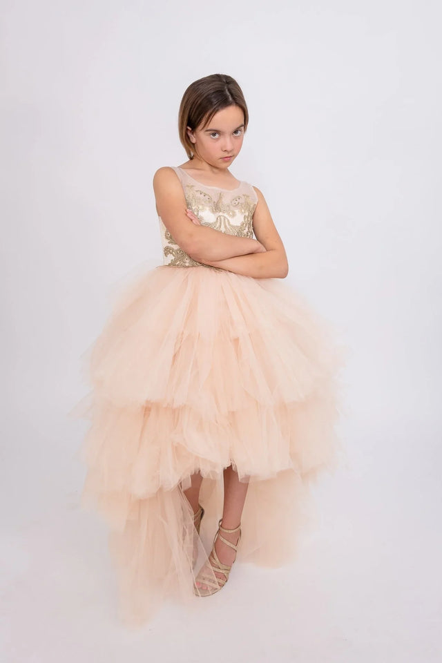 Ayla Dress (Champagne) - APAMAH