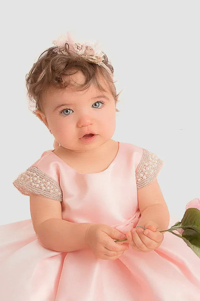 Ellie Baby Dress (Blush) - APAMAH