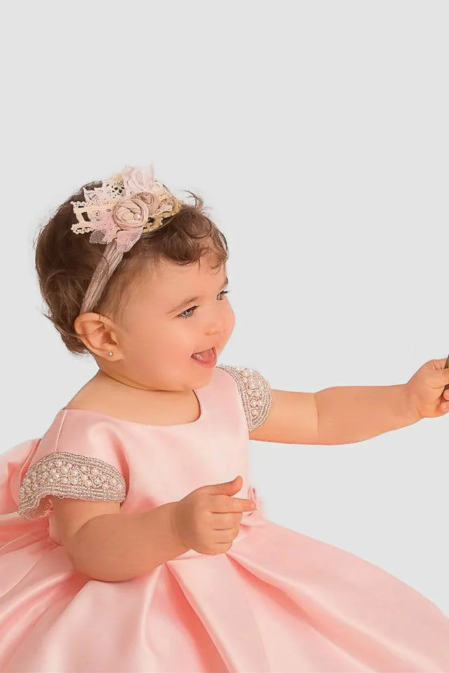 Ellie Baby Dress (Blush) - APAMAH