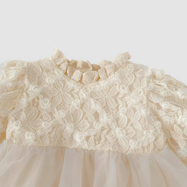Floral Lace Baby Dress - APAMAH