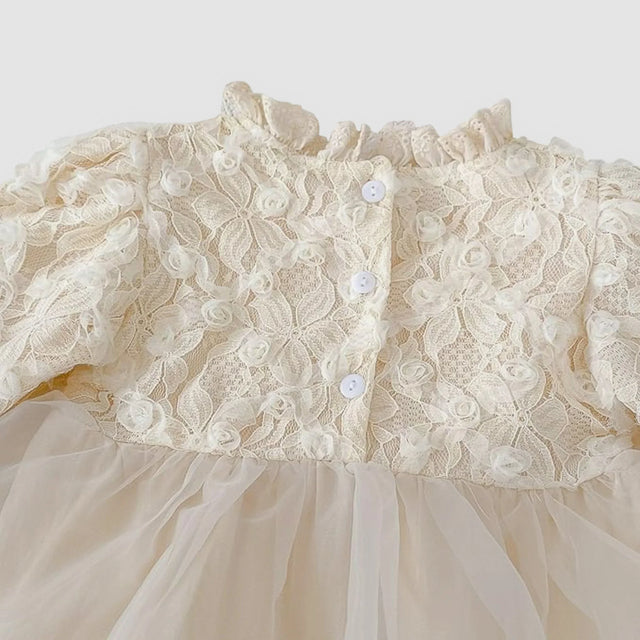 Floral Lace Baby Dress - APAMAH
