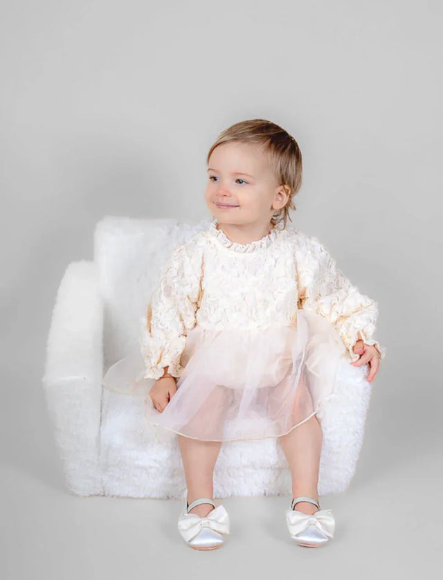 Floral Lace Baby Dress - APAMAH