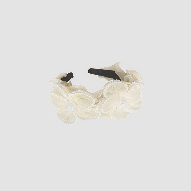 Pearl Flower Hairband