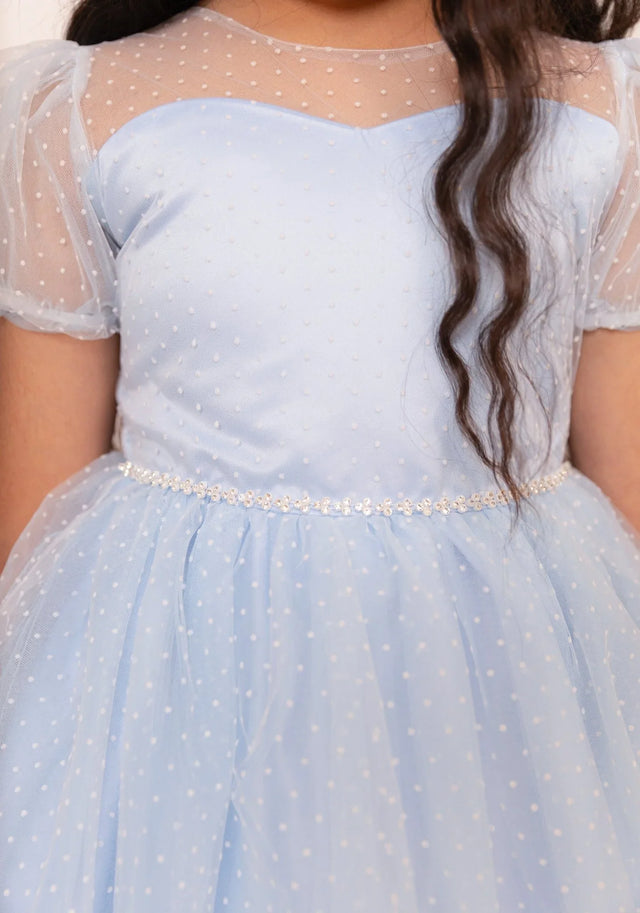 Maya Dress (Baby Blue) - APAMAH