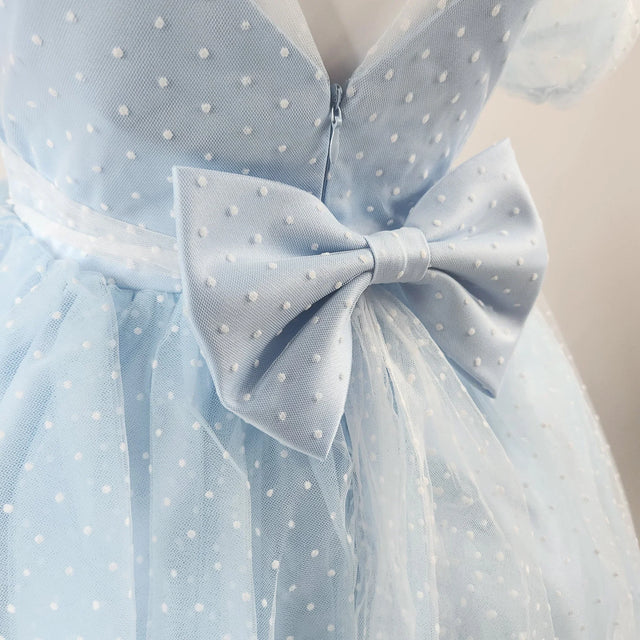 Maya Dress (Baby Blue) - APAMAH